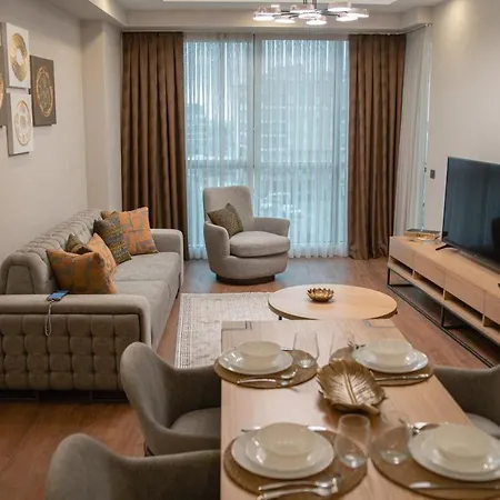 люкс в анталии с 1 спальней с видом на море Appartement