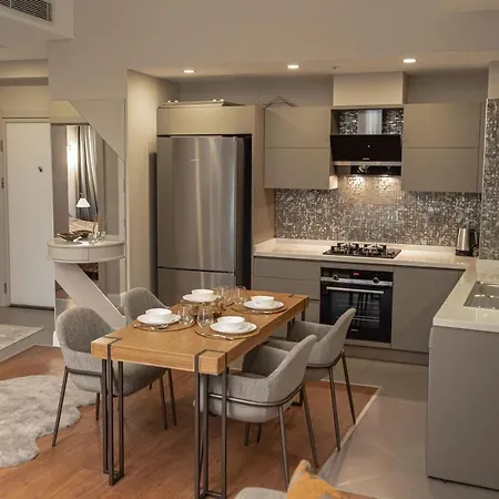 Appartement люкс в анталии с 1 спальней с видом на море